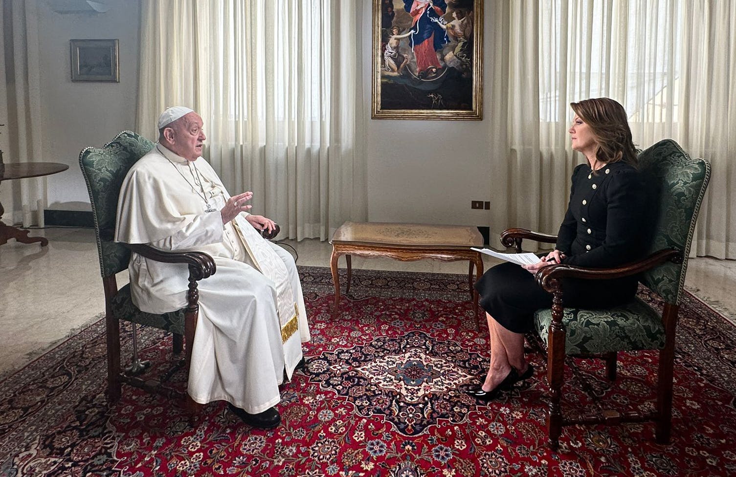CBS News Exclusive: Norah O’Donnell interviews Pope Francis in Rome