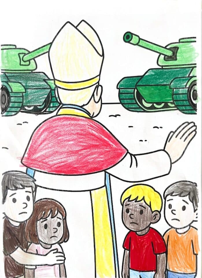 Dear children, we join Pope Leo in praying for this innocent suffering.